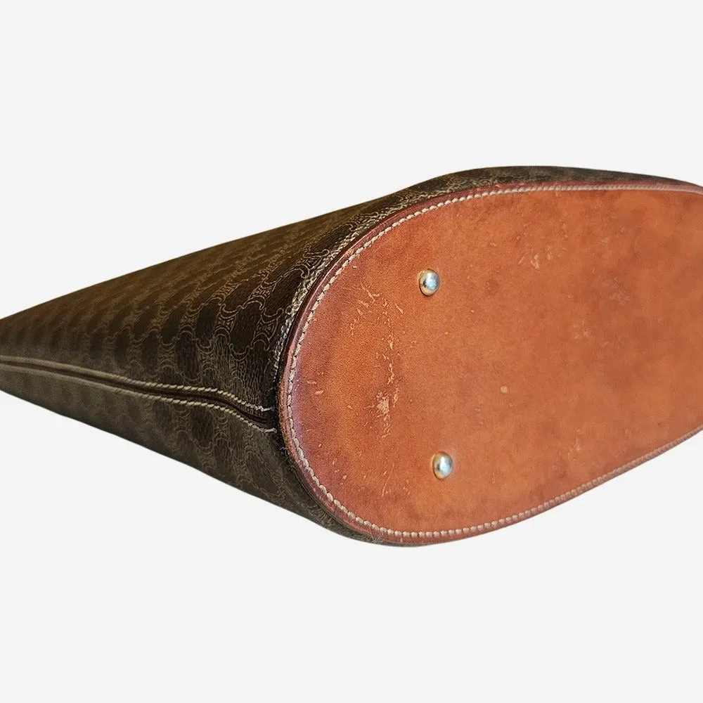 Macadam canvas round handle tote