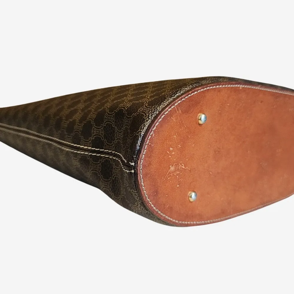 Macadam canvas round handle tote
