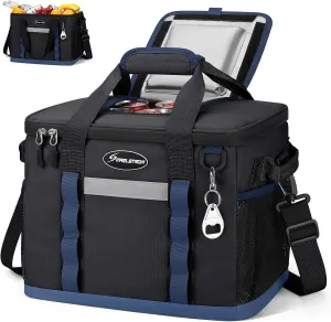 Maelstrom Soft Cooler Bag,Collapsible Soft Sided Cooler,24/30/60/75 Cans Beach Cooler,Ice Chest,Large Leakproof Camping Cooler,Portable Travel Cooler for Grocery Shopping,Camping,Road Trips