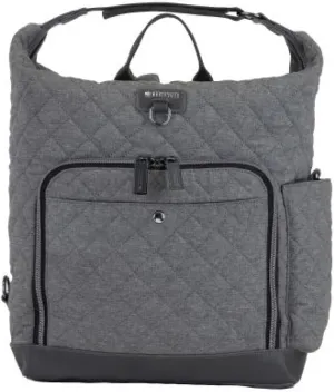 Maevn ReadyGO Water-Resistant Clinical Tote Backpack in Heather (Convertible Hobo Backpack Heather Grey)