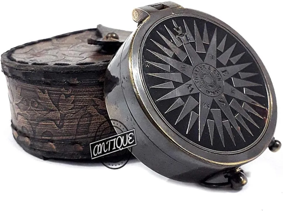 Magnetic Needle Compass Solid Navigation Vintage Tool Travel/Hiking/Camping Gifts