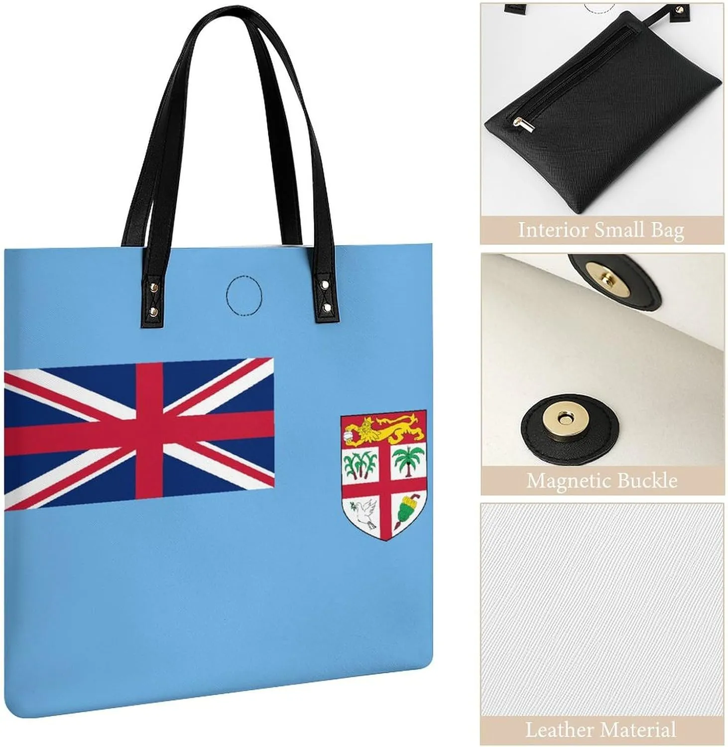 Marshall Lslands Flag Women's Leather Hobo Handbag Stylish Tote for Everyday Essentials