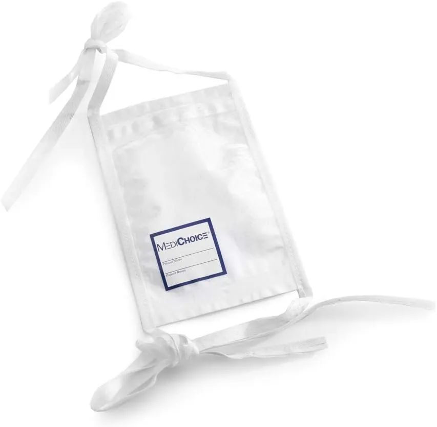 MediChoice Telemetry Pouch, w/Neck Strap, Hook & Loop Closure, 6x9 1/4 Inches, White, 13140MC901 (Each of 1)