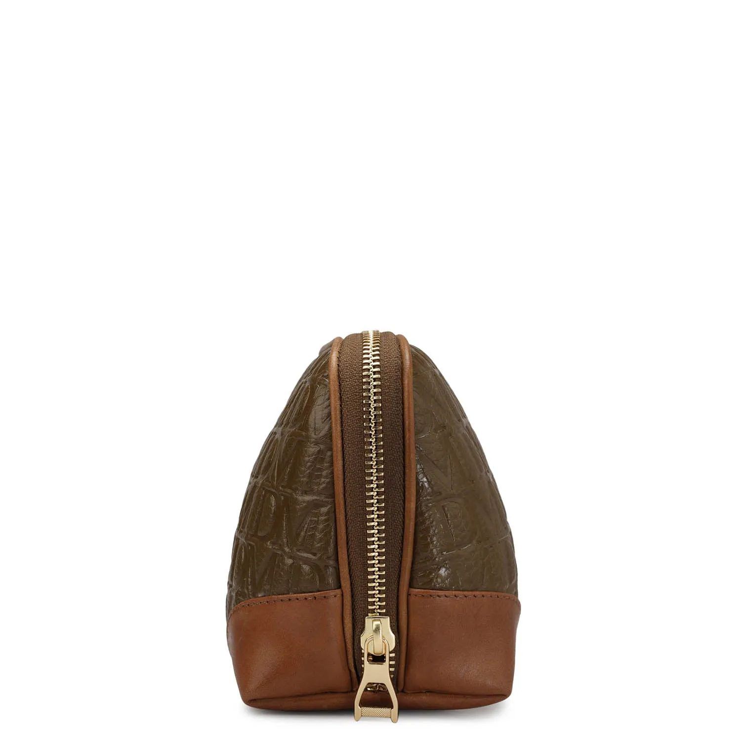Medium Monogram Leather Multi Pouch - Moss