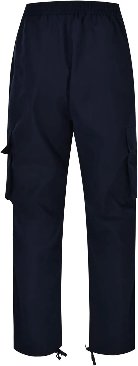 Mens Fashion Joggers Sweatpants Multi Woven Pocket Foot Rope Solid Pants Street Cargo Yoga Athletic Lounge Trousers