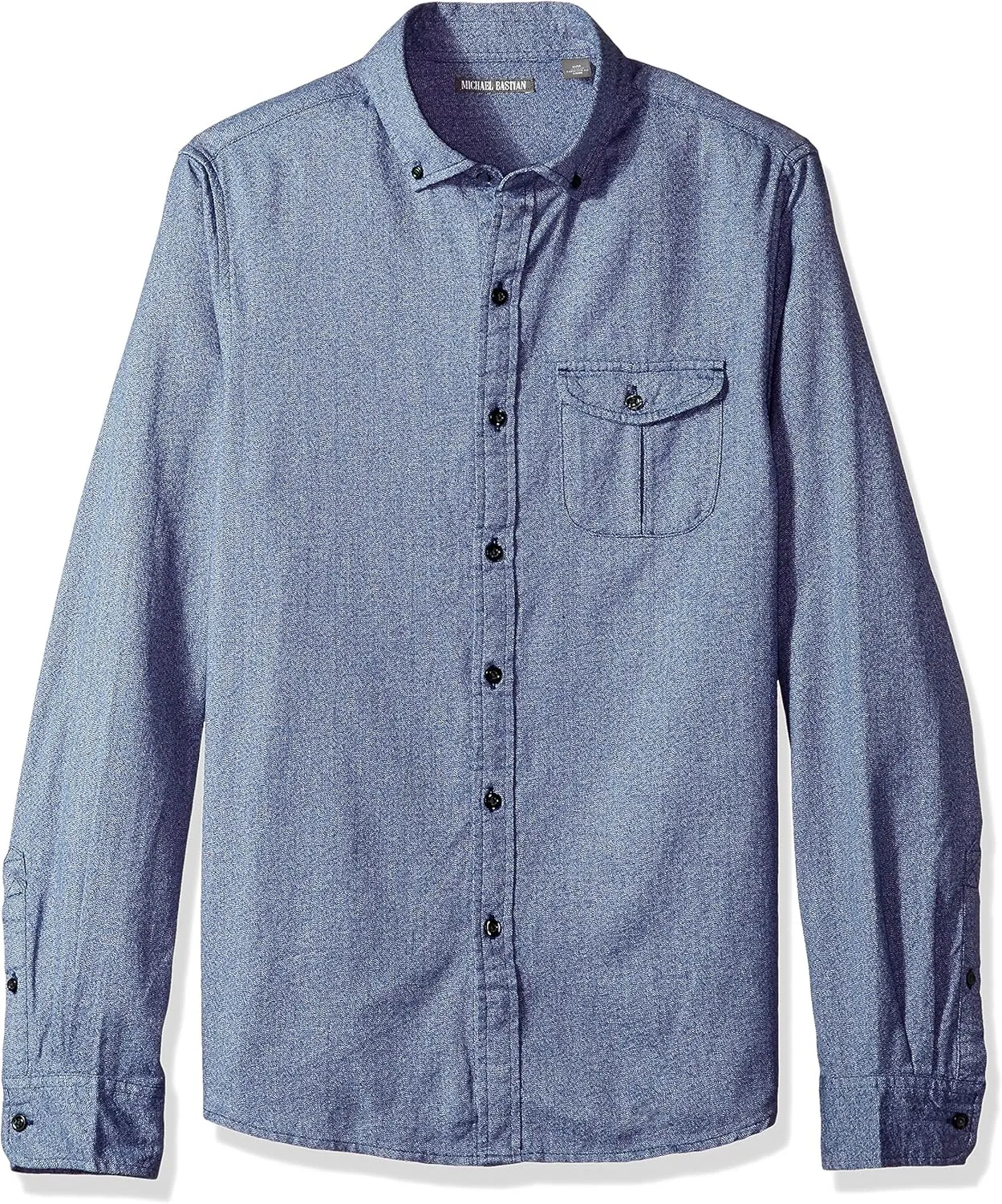 Men's Long Sleeve Jaspe Heather Woven Shirt