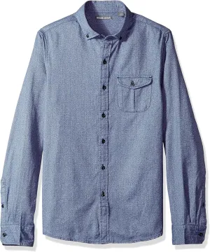 Men's Long Sleeve Jaspe Heather Woven Shirt