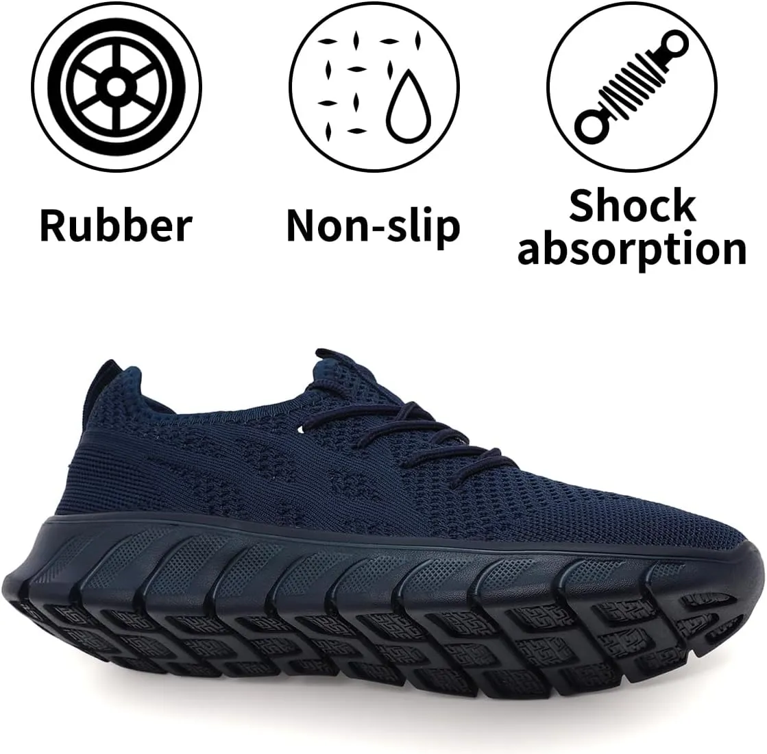 Men's Shoes Running Road Walking Sneakers Sports Athletic Workout Gym Shoes Casual Comfortable Breathable Fashion