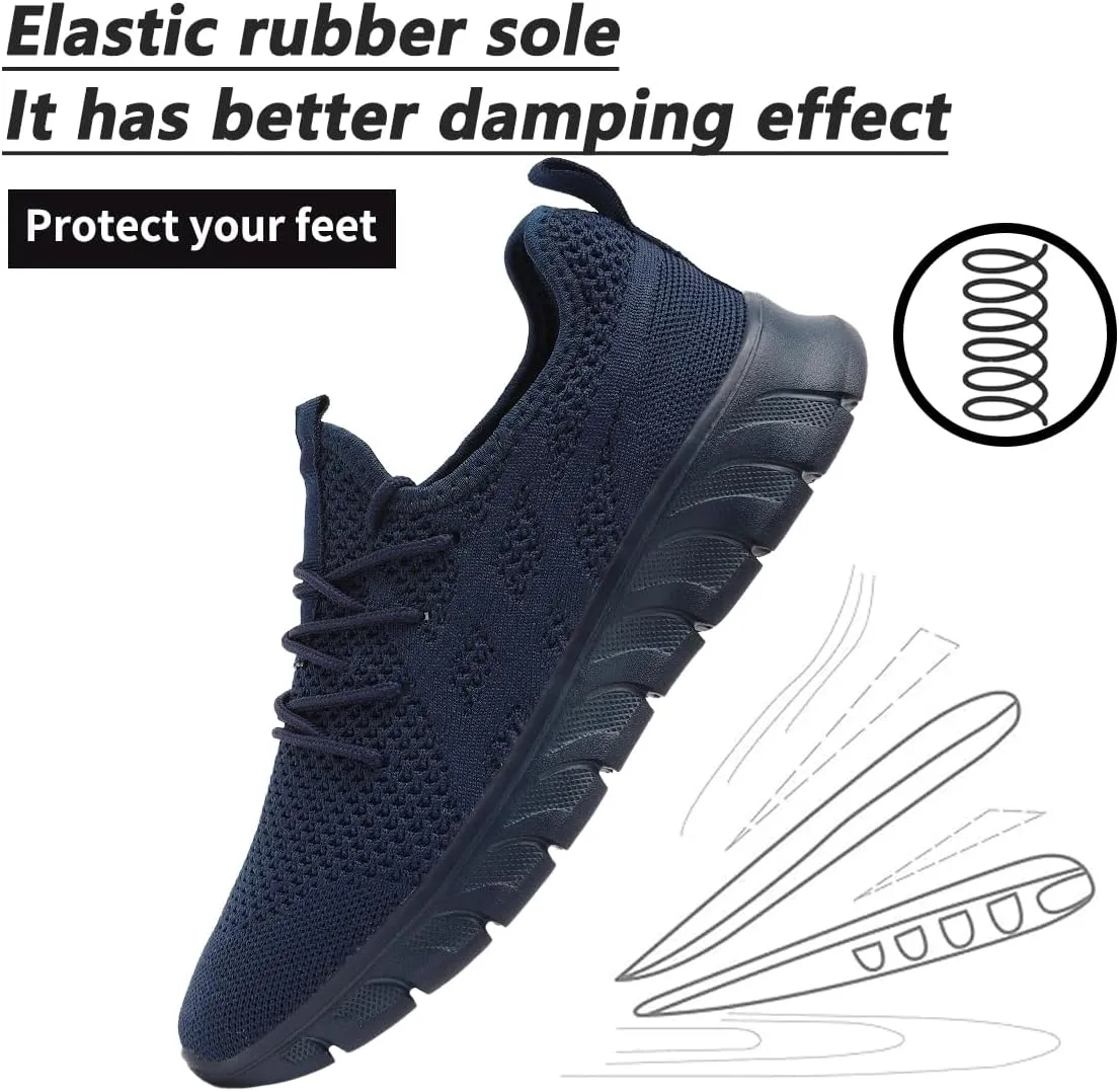 Men's Shoes Running Road Walking Sneakers Sports Athletic Workout Gym Shoes Casual Comfortable Breathable Fashion
