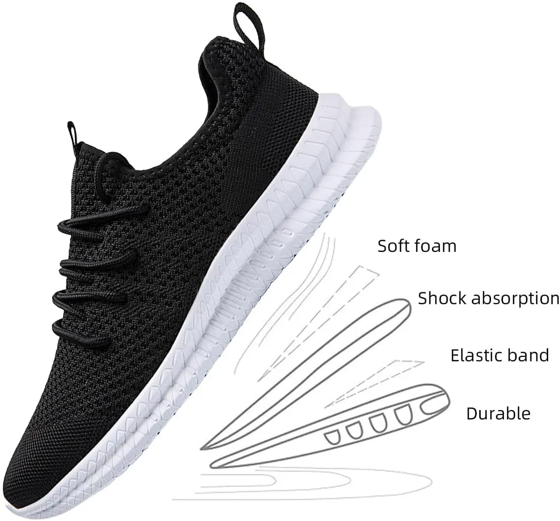 Men's Shoes Running Walking Sneakers Casual Tennis