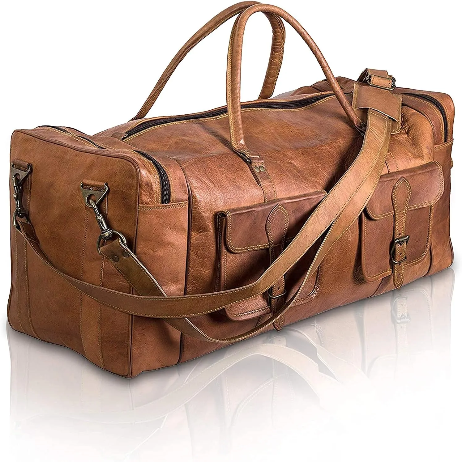 Men's Travel Bags, Brown, 21 inch