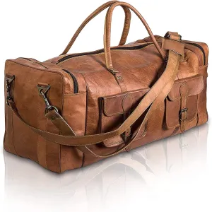 Men's Travel Bags, Brown, 21 inch