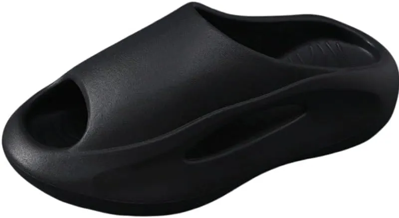 Mens Trendy Street Style Open Toe Breathable Chunky Shoes, Comfy Non Slip Durable EVA
