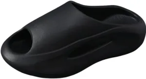 Mens Trendy Street Style Open Toe Breathable Chunky Shoes, Comfy Non Slip Durable EVA