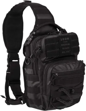 Mil-Tec One Strap Assault Pack Small Tactical Black