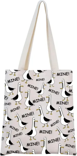 MNIGIU Nemo Seagull Cosmetic Bag Seagull Lovers Gifts Underwater Animal Gifts Seagull Souvenir Gift (MINE Tote)