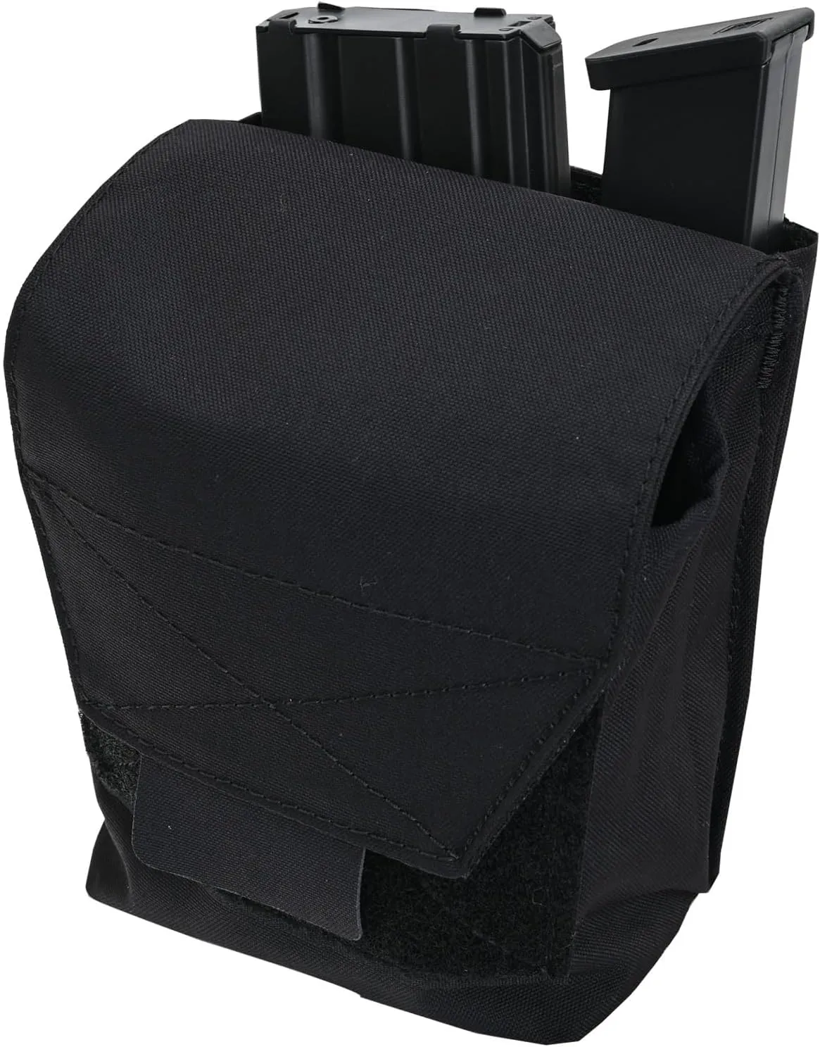Molle Admin Pouch with Elastic Mag Insert,SABADO Multifunctional GP Pouch Utility Tools Storage,EDC Bag Fit Tactical Vest and Belt