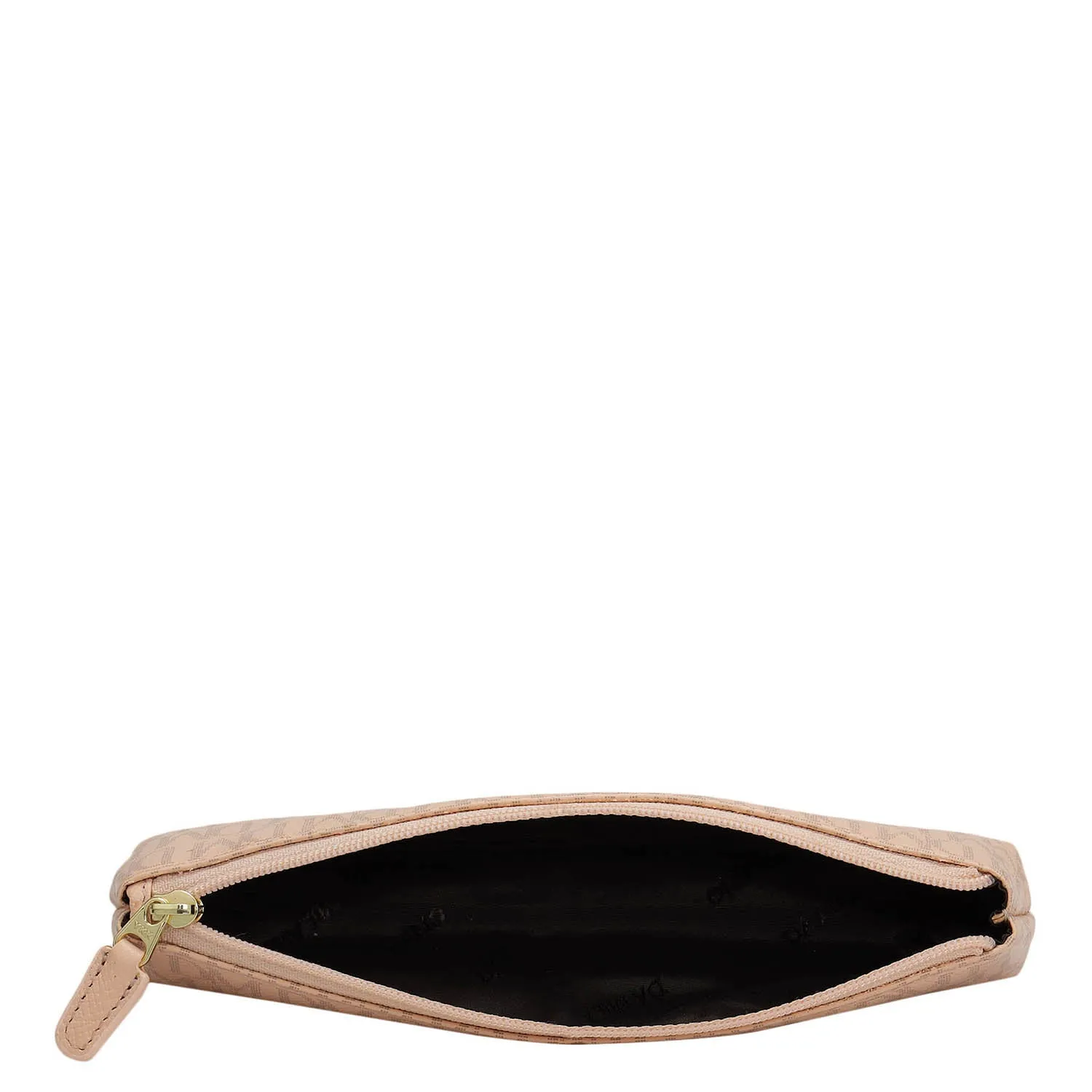 Monogram Leather Multi Pouch - Peach