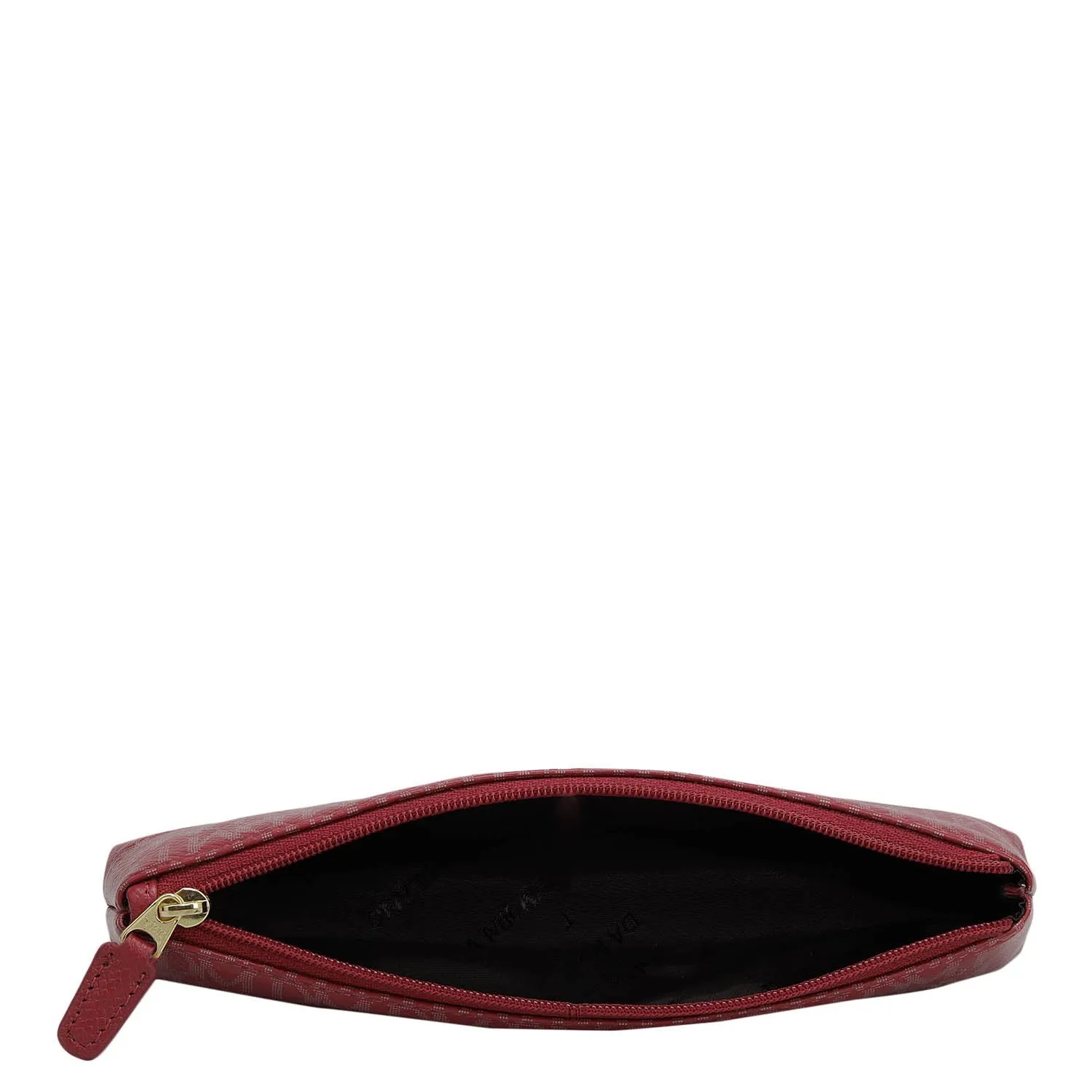 Monogram Leather Multi Pouch - Plumberry