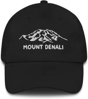 Mount Denali Dad Hat McKinley Alaska USA Highest Mountain Hiking Travel Exploration Hat National Park