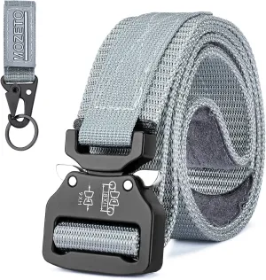 MOZETO Tactical Belts for Men 1.5" Nylon EDC CCW Gun Belt for Concealed Carry Holsters with Heavy Duty Quick Release Buckle