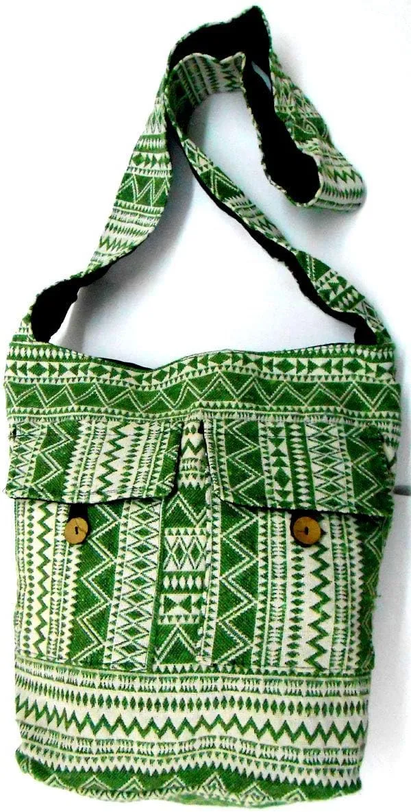 Multi Color Cotton Woven Handmade Crossbody Boho Hippie Women Shoulder sling Bag
