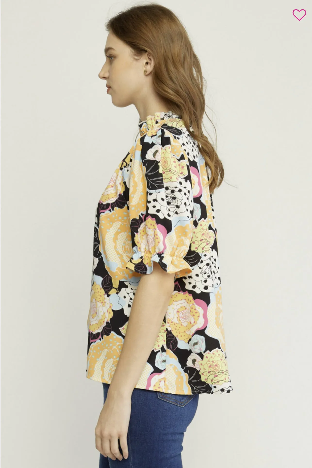 Multi-Color Floral Top