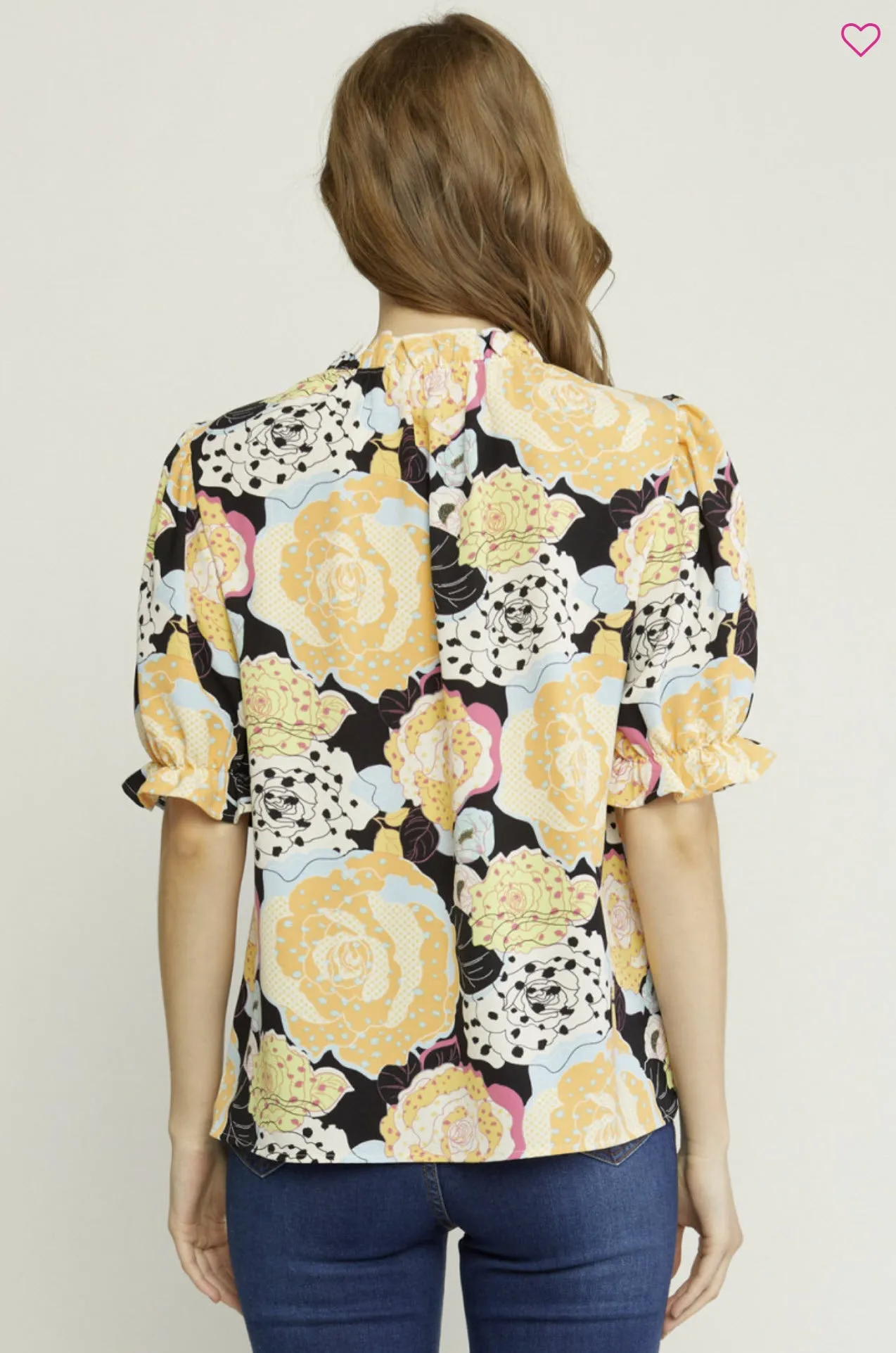 Multi-Color Floral Top