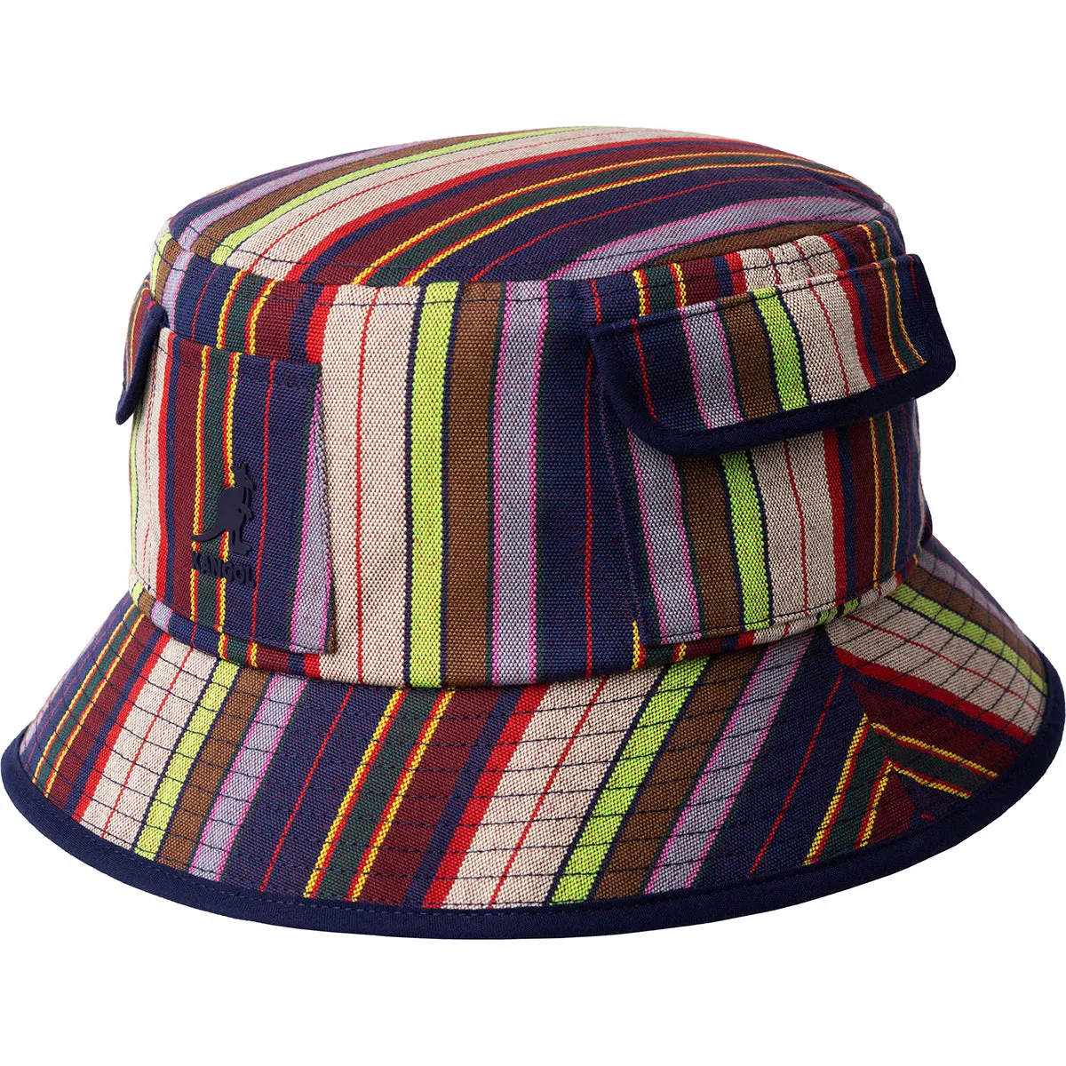 Multi Color Stripe Bucket