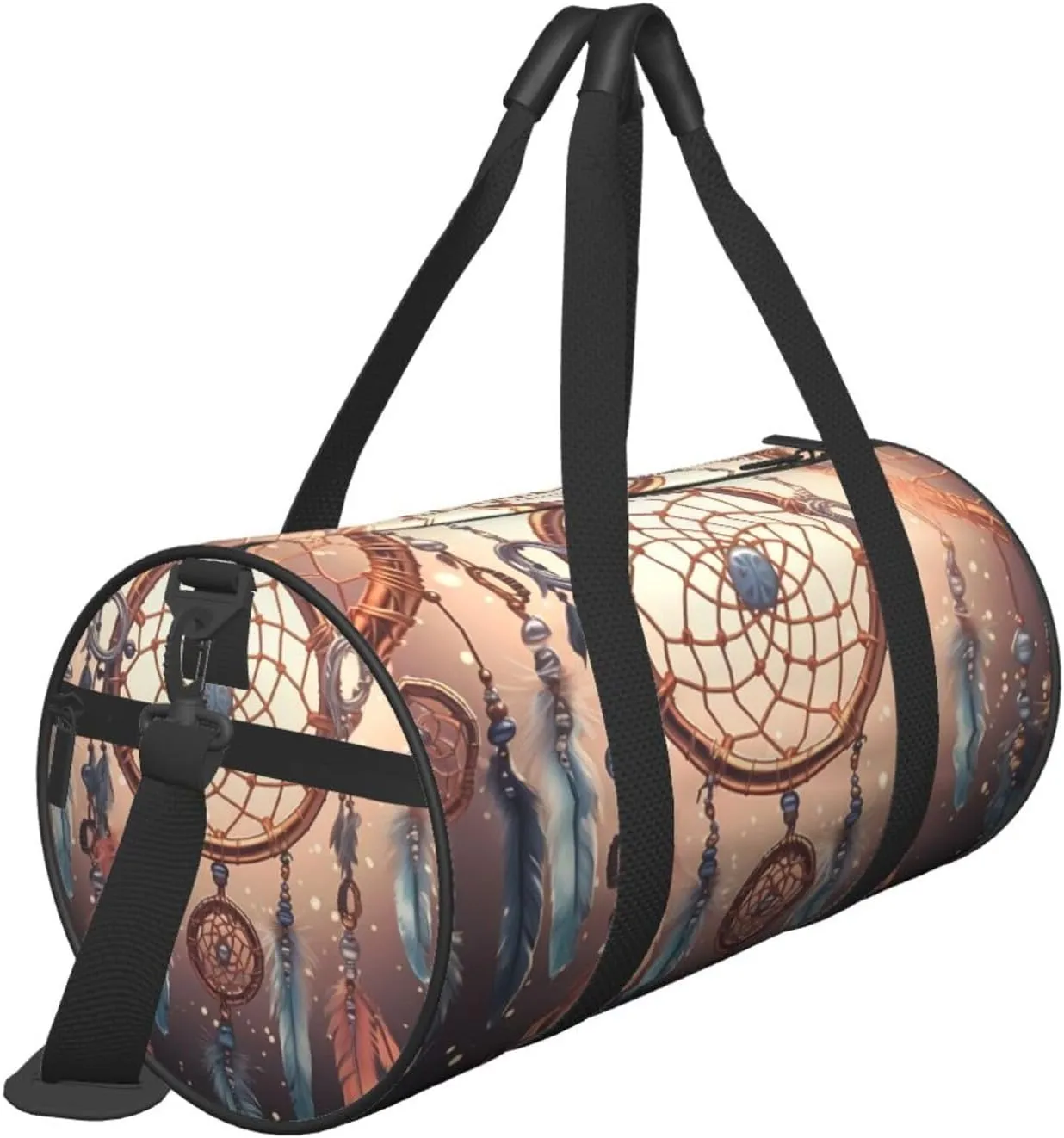 Native American Dream Catcher Travel Duffle Bag for Men Women Sport Gym Bag Foldable Weekender Bag Carry on Overnight Bag for Travel Swimming Basketball
