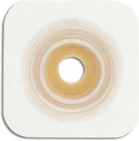 Natura® Durahesive® Skin Barrier, 4.5" x 4.5" (11.5cm x 11.5cm) White, Moldable Stoma Opening 7/8" - 1-1/4" (22mm - 33mm), Flange 1-3/4" (45mm) - Box of 10