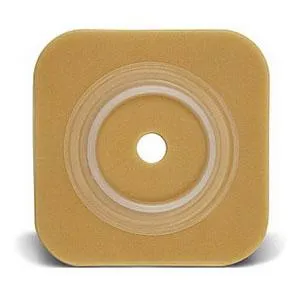 Natura® Durahesive® Skin Barrier, 5" x 5" (12.5cm x 12.5cm) , Cut-to-Fit Stoma Opening 1/2" - 2-1/4" (13mm - 57mm), Flange 2-3/4" (70mm) - Box of 10