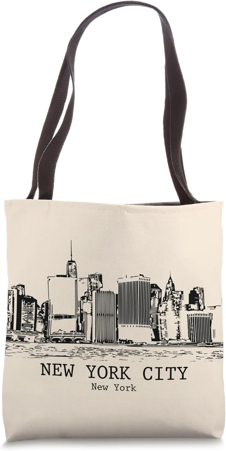 New York City Vintage Retro Travel Souvenir Tote Bag