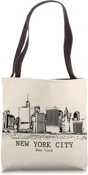New York City Vintage Retro Travel Souvenir Tote Bag
