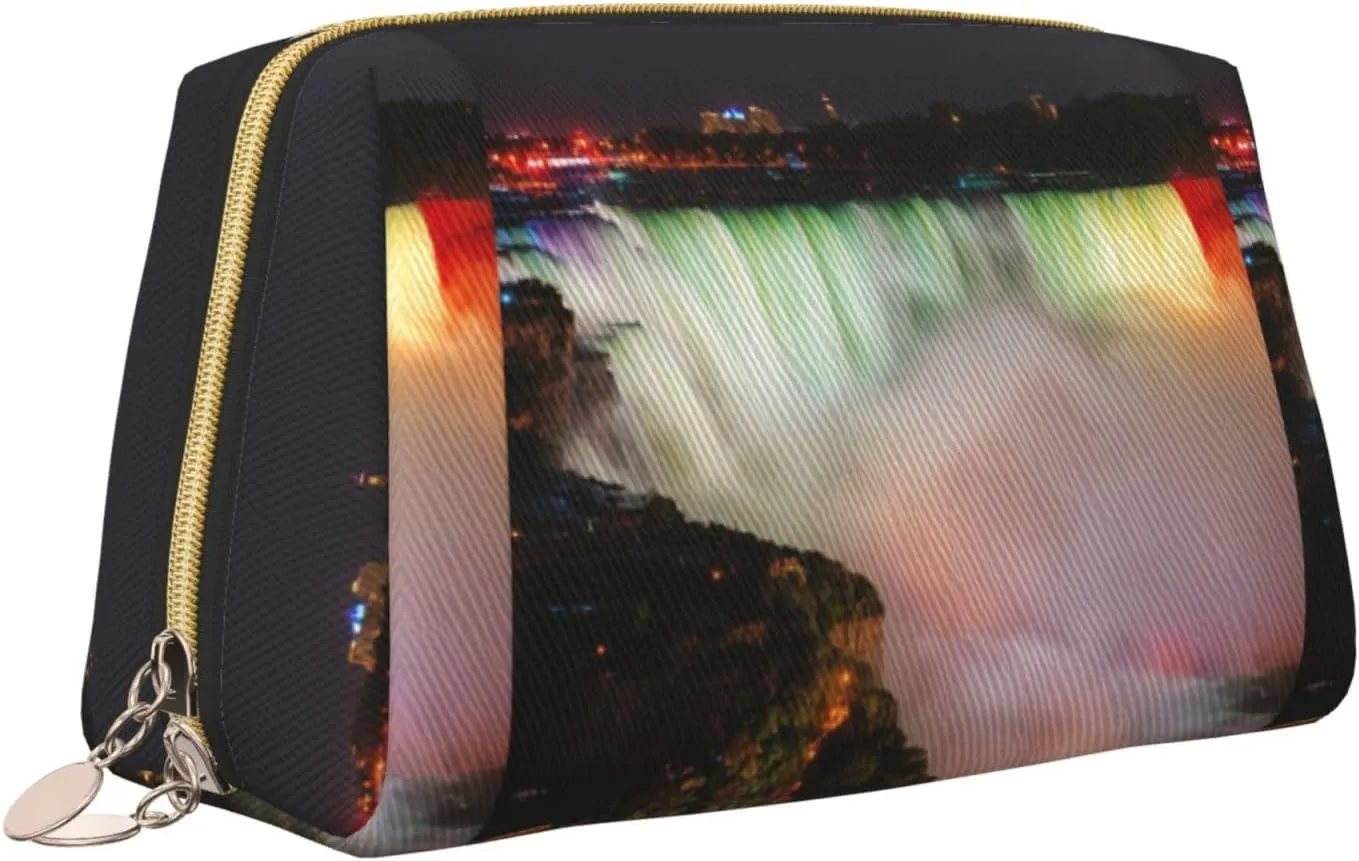 Niagara Falls Toiletry Pouch, Travel-Friendly Makeup Organizer For Makeup Brushes, Lipsticks