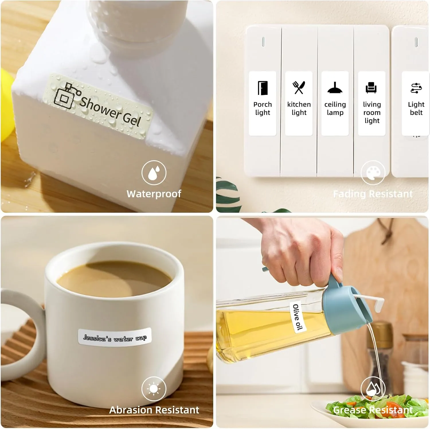 NIIMBOT D110 Label Maker Machine with Label, Small Label Printer Bluetooth Connection Multiple Templates Available for Phone Easy to Use for Office Home Organization Rechargeable White