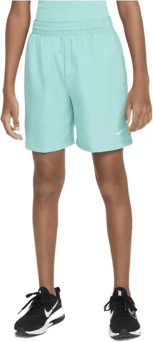 Nike Multi Big Kids' (Boys') Dri-FIT Training Shorts (Green Frost/White, DX5382-300) Size Small