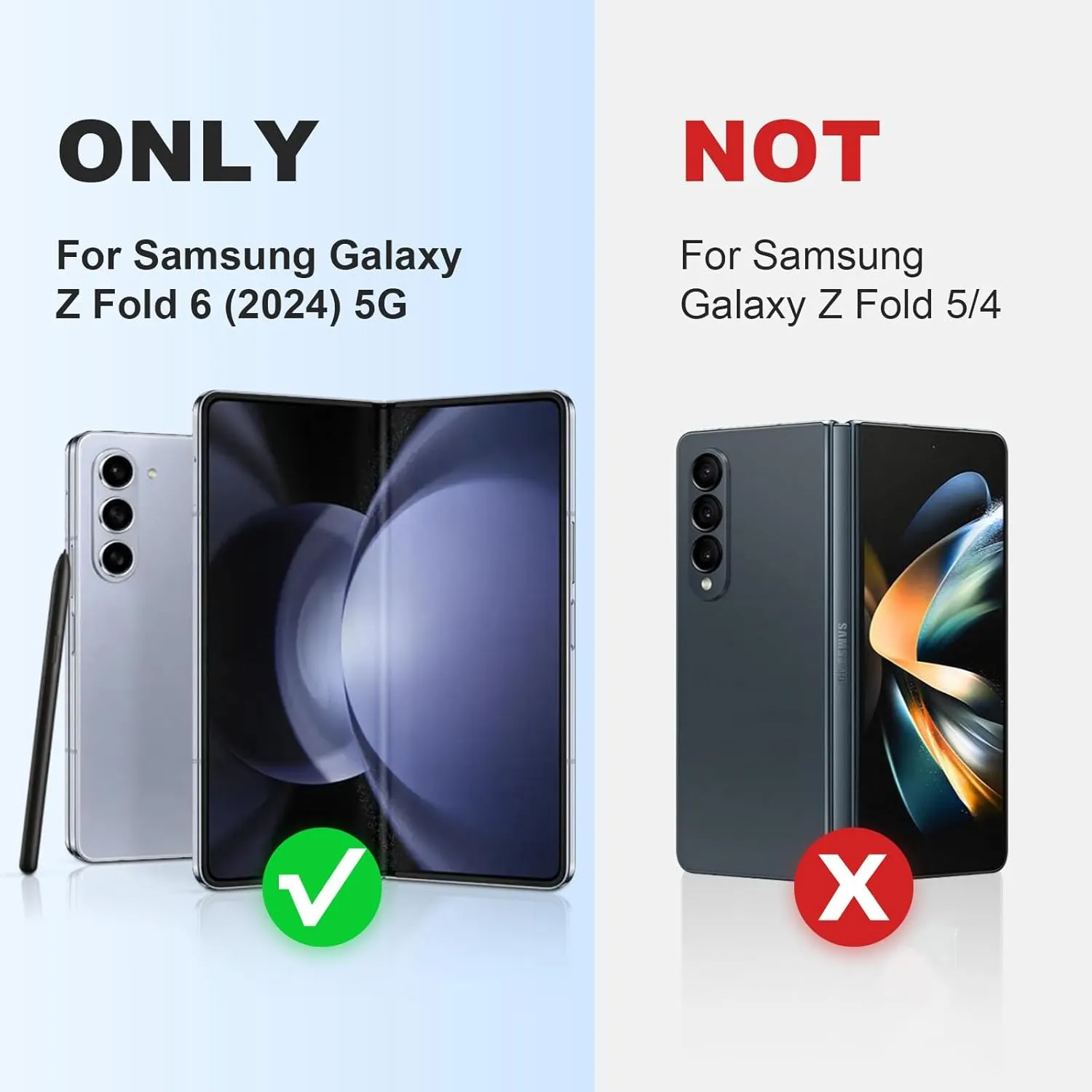 Nillkin for Samsung Galaxy Z Fold 6 Magnetic Case with Screen Protector Kickstand [Camera Stand] Eco-Friendly, Compatible with Magsafe, Biodegradable and Soft TPU Slim for Samsung Z Fold 6 5G (Green)