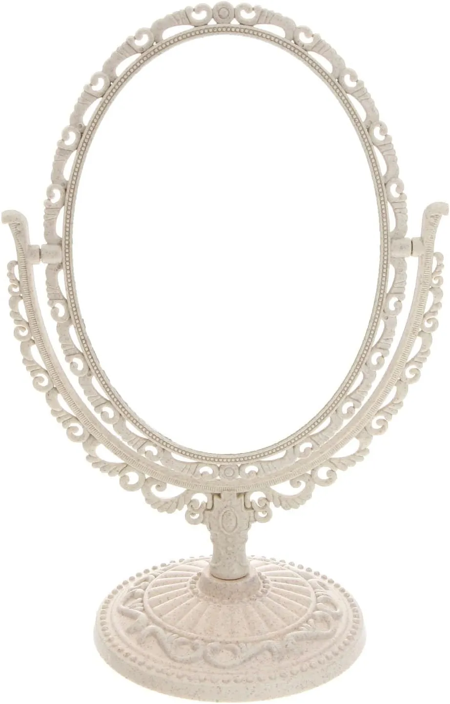 NOLITOY Double Sided Tabletop Vanity Makeup Mirror Rotation Magnifying Mirror Bathroom Bedroom Dresser