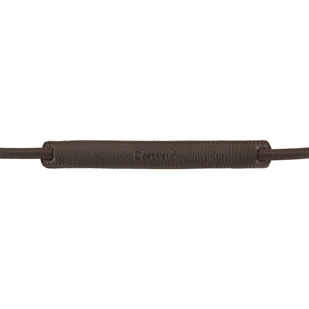 Oberwerth Mosel Casual Camera Strap (Dark Brown Leather/Dark Brown Stitching, 39.4")