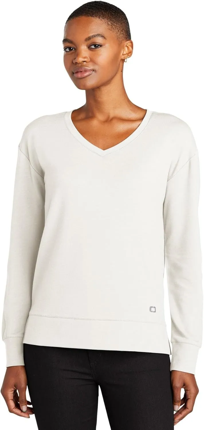 OGIO Women's Luuma Flex Long Sleeve V-Neck LOG825