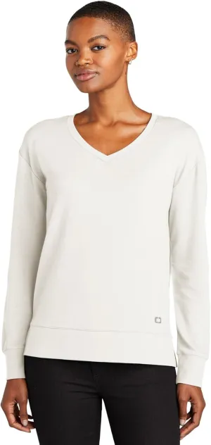 OGIO Women's Luuma Flex Long Sleeve V-Neck LOG825