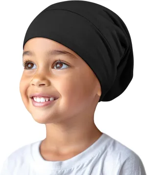 OLESILK Silk Bonnet for Kids Girls 2-6 Years, Adjustable Strap, Smooth for No Frizzy Hair, Breathable All Night Slleping