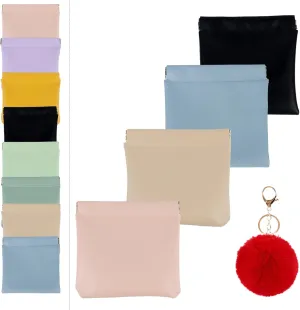 Onavee Organizer Pouch, Pouchic - Personalized Snap Closure Leather Organizer Pouch 4.7 inch (SET-B)
