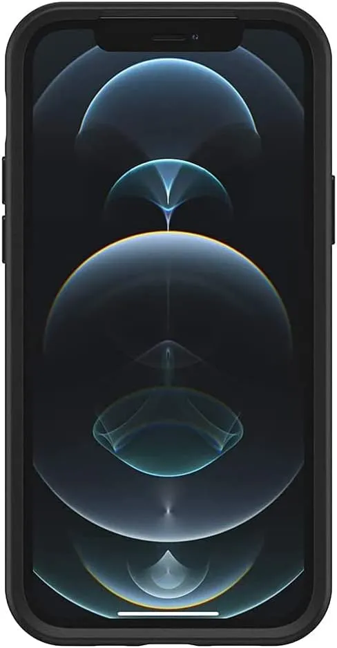 OtterBox Symmetry Series Case for iPhone 12 & iPhone 12 PRO (ONLY) Non-Retail Packaging - Black