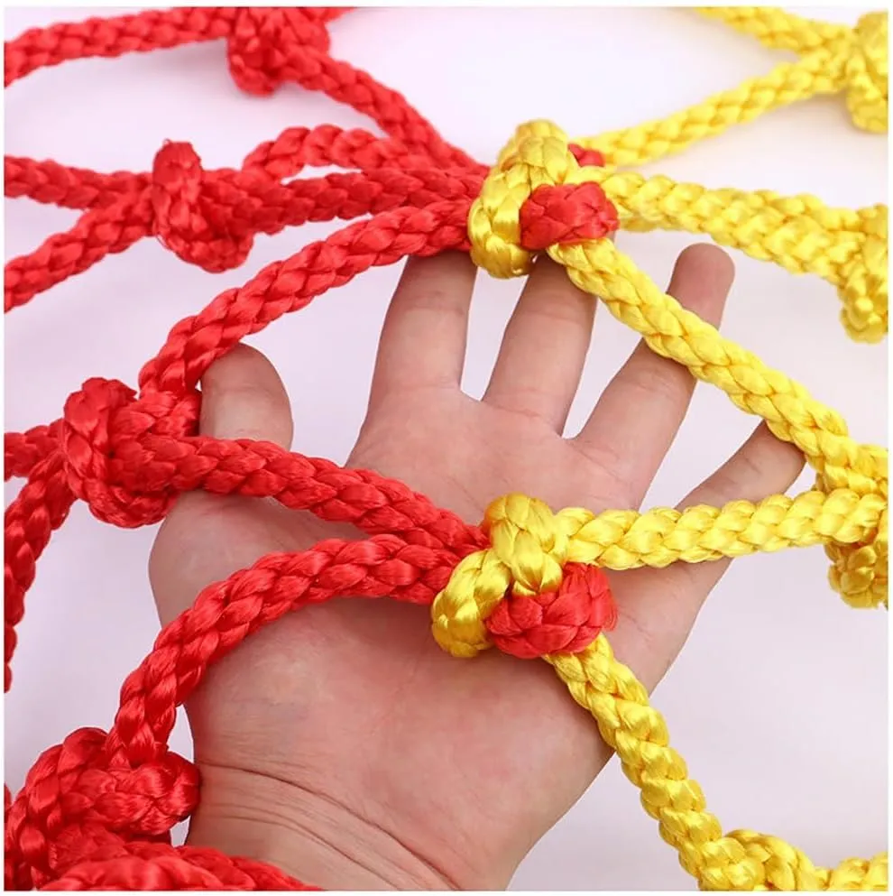 Outdoor Climbing Net for Kids and Adult,Climbing Net for Swing Set, Heavy Duty Rope Outdoor Cargo Webbing Net,Military Climbing Cargo Net(10mm-12cm,2X4m/6.6X13.12ft)
