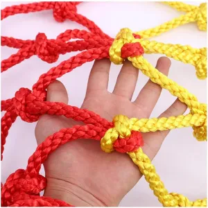 Outdoor Climbing Net for Kids and Adult,Climbing Net for Swing Set, Heavy Duty Rope Outdoor Cargo Webbing Net,Military Climbing Cargo Net(10mm-12cm,2X4m/6.6X13.12ft)