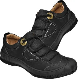 Outdoor Leather Shoes Men's Casual Walking Shoes Leather Business Shoes Comfortable Hiking Trekking Shoes