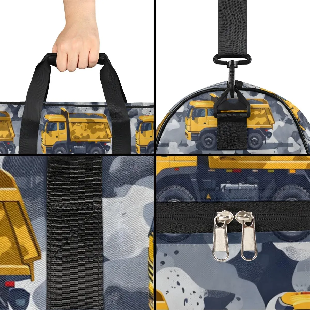 Overnight Bag for Adults Custom Large Duffel Bags Travel Bag Men Women Gym Bag for Training Soccer Swim Yoga Travel Truck Travel Duffel Bag