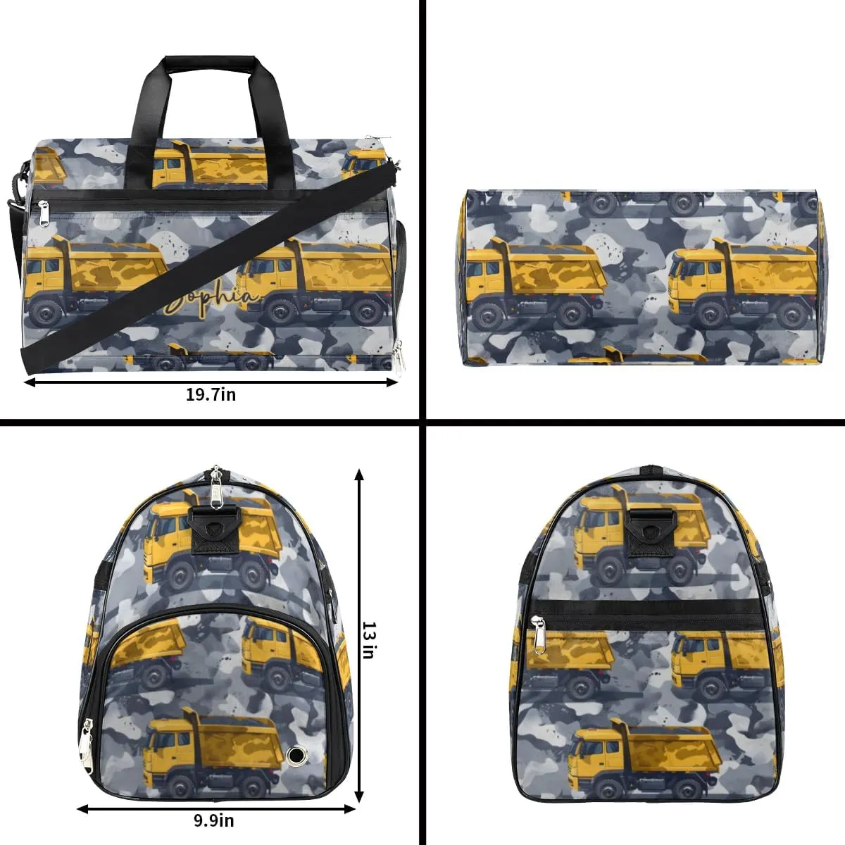 Overnight Bag for Adults Custom Large Duffel Bags Travel Bag Men Women Gym Bag for Training Soccer Swim Yoga Travel Truck Travel Duffel Bag